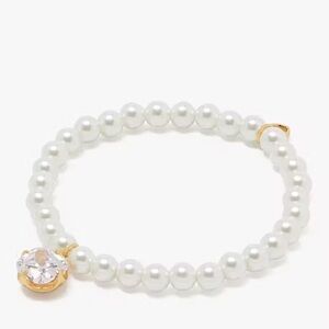 $68 Kate Spade Pop Of Joy Stretch Bracelet Pearl